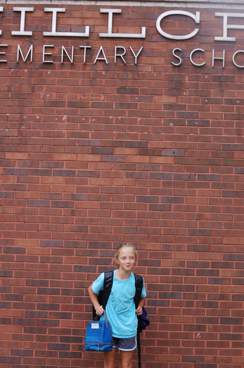 Elizabeth - last day at Hillcrest Elementary School