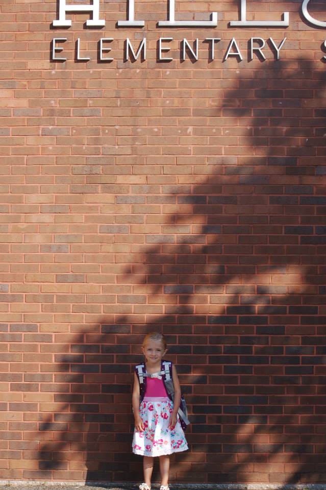 Maggie - 1st day of Kindergarten