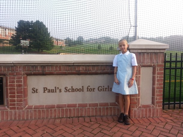 Liz - 1st day at St. Paul's