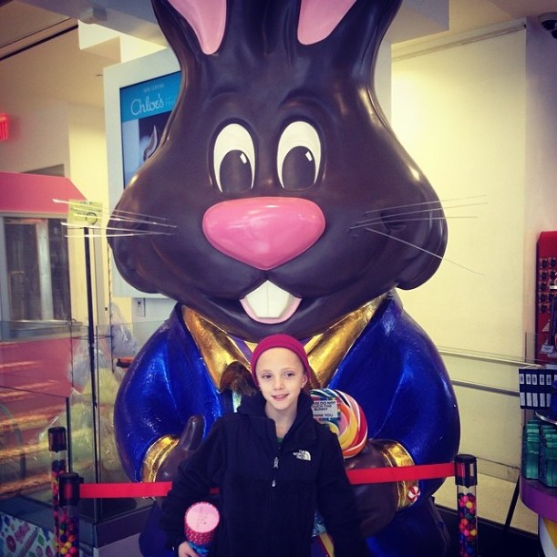 Liz at Dylan's Candy Bar