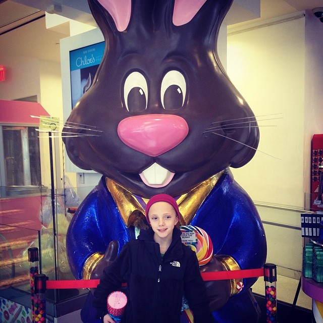 Liz at Dylan's Candy Bar