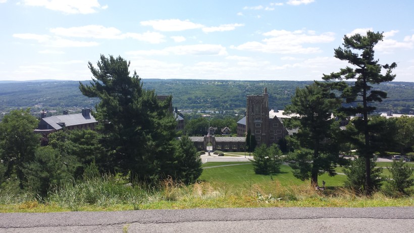 Looking down on West Campus - much different than when I went there