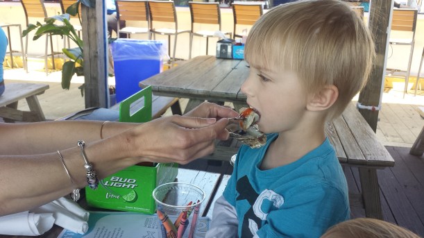 Luke's First Oyster